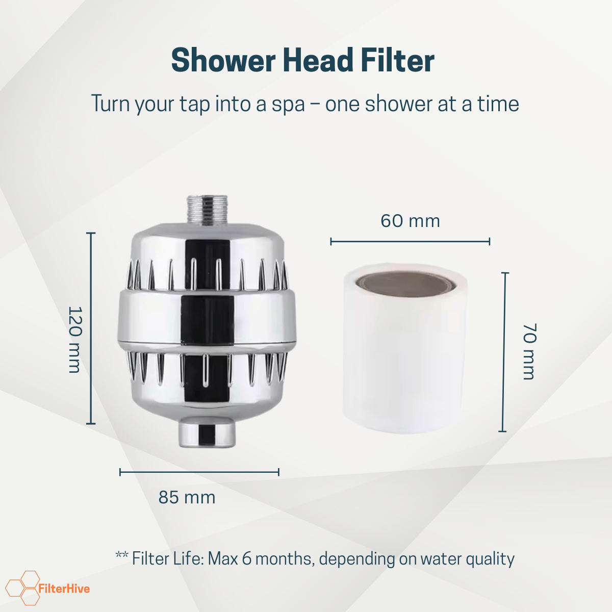 Shower Filter Replacement Cartridge